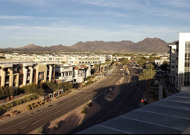 Map of 85255 North Scottsdale showing Loop 101 and nearby areas