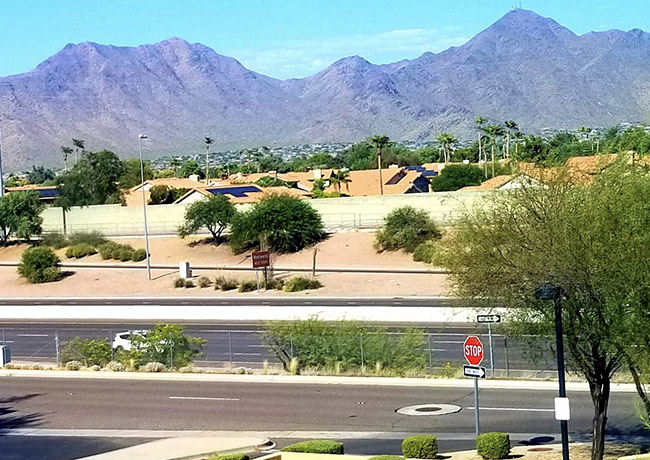Map of 85260 Scottsdale Arizona and nearby roads