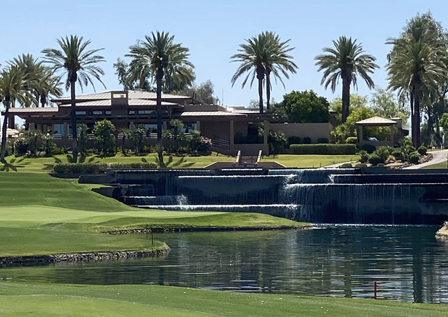 Gainey Ranch golf course and luxury homes Scottsdale