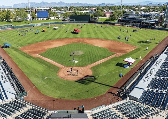 Living in 85251 Scottsdale lifestyle - scottsdale giant spring training - scottsdale stadium
