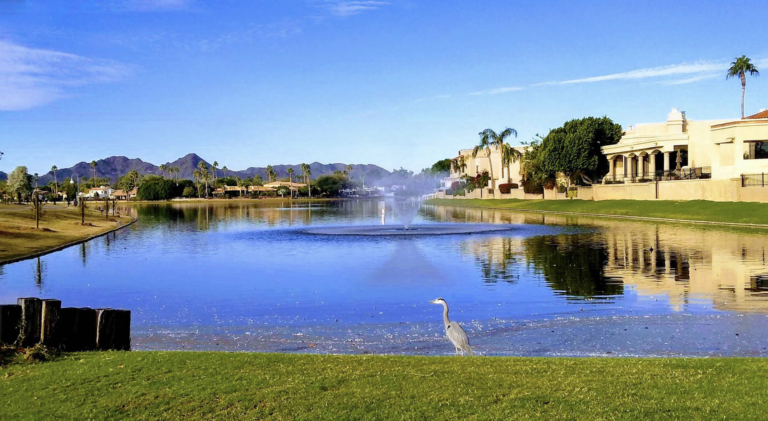 McCormick Ranch lakes and homes in Scottsdale Arizona