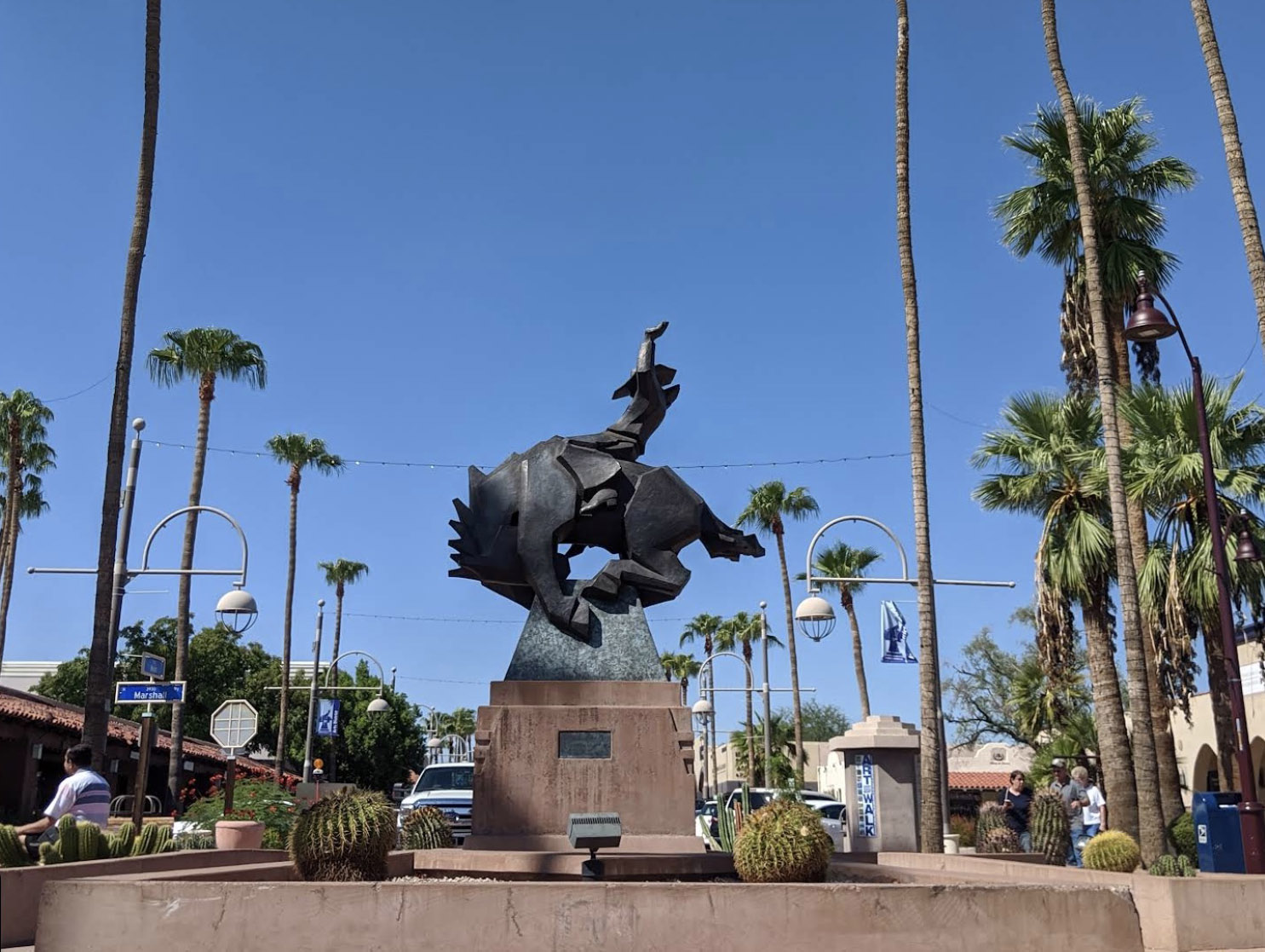 Old Town Scottsdale neighborhood and downtown