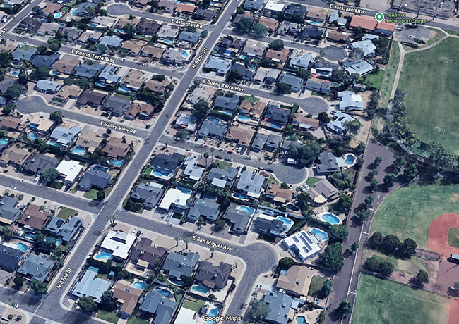 Single family homes in Park Scottsdale Scottsdale Arizona