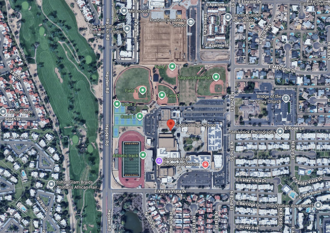 Scottsdale school district map and neighborhood areas