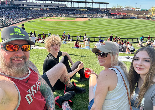 Family attractions and activities in Scottsdale like Spring Training Baseball games