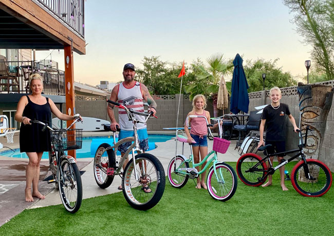 Family enjoying outdoor activities in Scottsdale Arizona